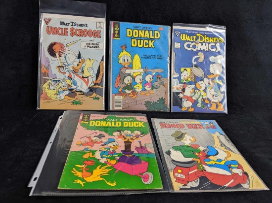 Disney Collection Of Five Classic Donald Duck Tales Comics