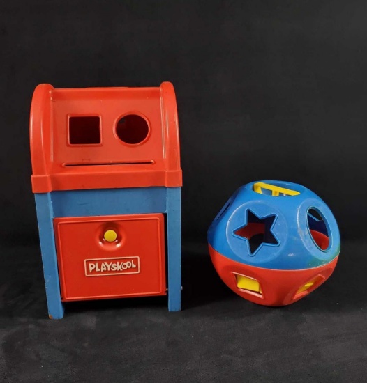 Classic Vintage Childrens Toys Lot Of Two