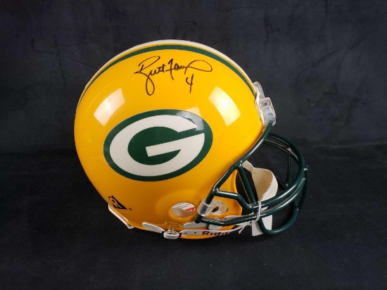 Brett Favre Green Bay Packers Signed Helmet