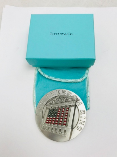 NYSE Sterling Silver Medallion Tiffany and Co. 9/11