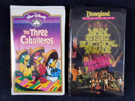 Vinatage Disney VHS Main Street Parade And Three Caballeros