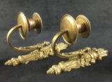 Two Wall Hanging Candle Holders