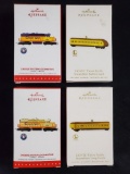 Lot of 4 Lionel Train Ornaments By Hallmark Keepsake