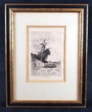 Theophile Navasse Chauvel Apres la Pluie Etching Art