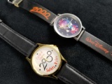 Disney 2000 Wrist Watch Lot of 2