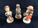 Vintage Hummel Figurines Happy Children Lot Of Three