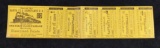 Vintage Disneyland Railroad First Class Ticket