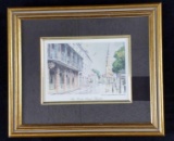Framed Dock Street Theatre Mini Print By Emerson