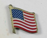 19 Vintage Rally Round The US Flag Lapel Pin