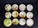 Vintage Lot Of Twelve Porcelain Plates