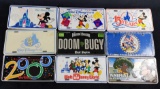 9 Walt DIsney World License Plates Haunted Mansion A