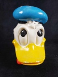 Enesco Walt Disney Productions Donald Duck Head Piggy Bank