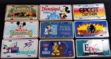 9 Walt DIsney License Plates Disneyland Epcot E