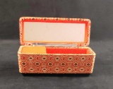 Vintage Jewelry Box With Mirror And Music Box