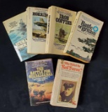 Vintage Bantam War Book Lot Of 6