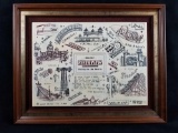 LE Framed Riverview Etching by Eugene Andreyev