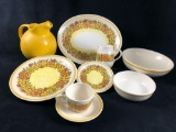 Vintage 43 Piece Mix Lot Of Dinner Plate Set Franciscan Fashion Manor Collection Garland Pattern