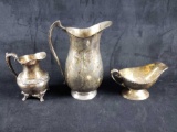 3 Silver Plated Pieces