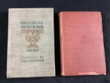 Lot of 2 Vintage books Late 1800s to Early 1900s Little Masterpieces Miscellaneous Studies in Prose