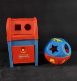 Classic Vintage Childrens Toys Lot Of Two