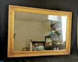 Large Ornate Antique Mirror