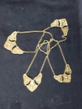 Lot of 4 Egyptian Style Disney World Crew Member Necklaces