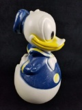 Vintage Roly Poly Tumbling Plastic Donald Duck Toy