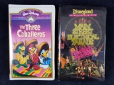 Vinatage Disney VHS Main Street Parade And Three Caballeros