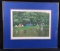 Framed Sarah Carwan LE Print Tents With Woods