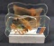 Vintage United Airlines Glass Napkin Holder