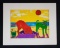Day at the Beach Humorous Art Print by Angela Bond
