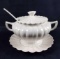 4 Pc California MID CENTURY Pottery Tureen W Lid