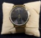 Stainless Steel Gold Tone Mens Business Watch