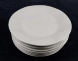 Gibson Designs Shell Salad Plates Set Of Eight