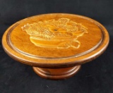 Mini Wooden Pedestal Stand Fruit Design