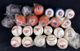 MLB EPSN Cubs Braves Baseballs Lot Of 23