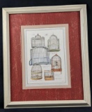 French Birdcage Framed Print By L David B