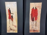Original Maasai Shuka African Paintings