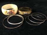 Vintage Lot of Assorted Bangle Bracelets