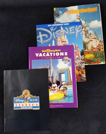 Vintage Disney World MGM Guides Lot Of Four