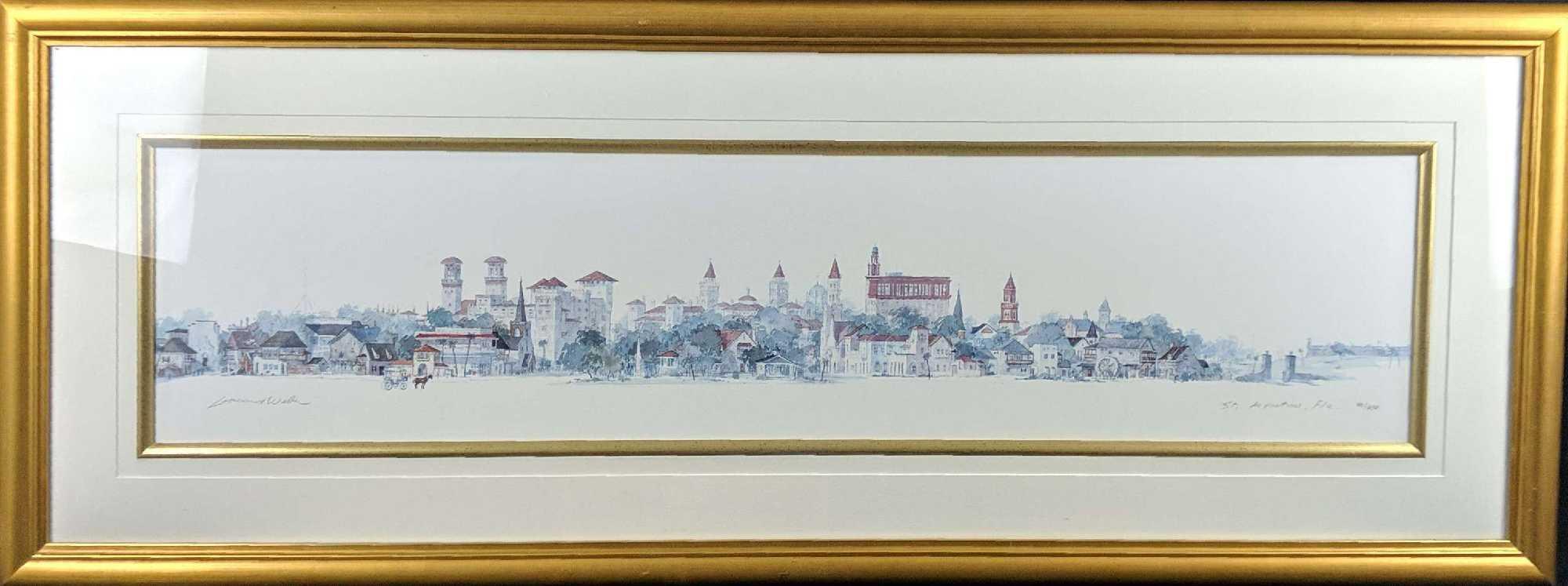 Leonard Weber Framed Print St Augustine Florida | Proxibid
