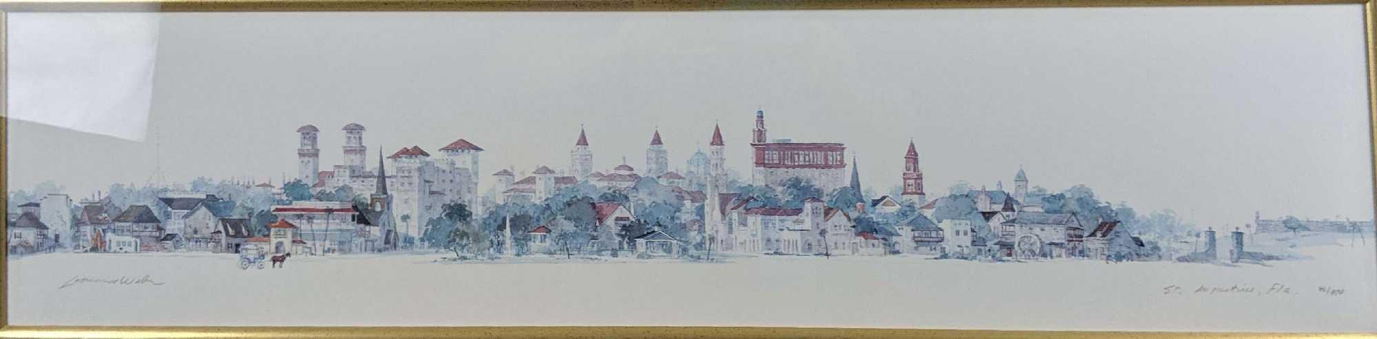 Leonard Weber Framed Print St Augustine Florida | Proxibid