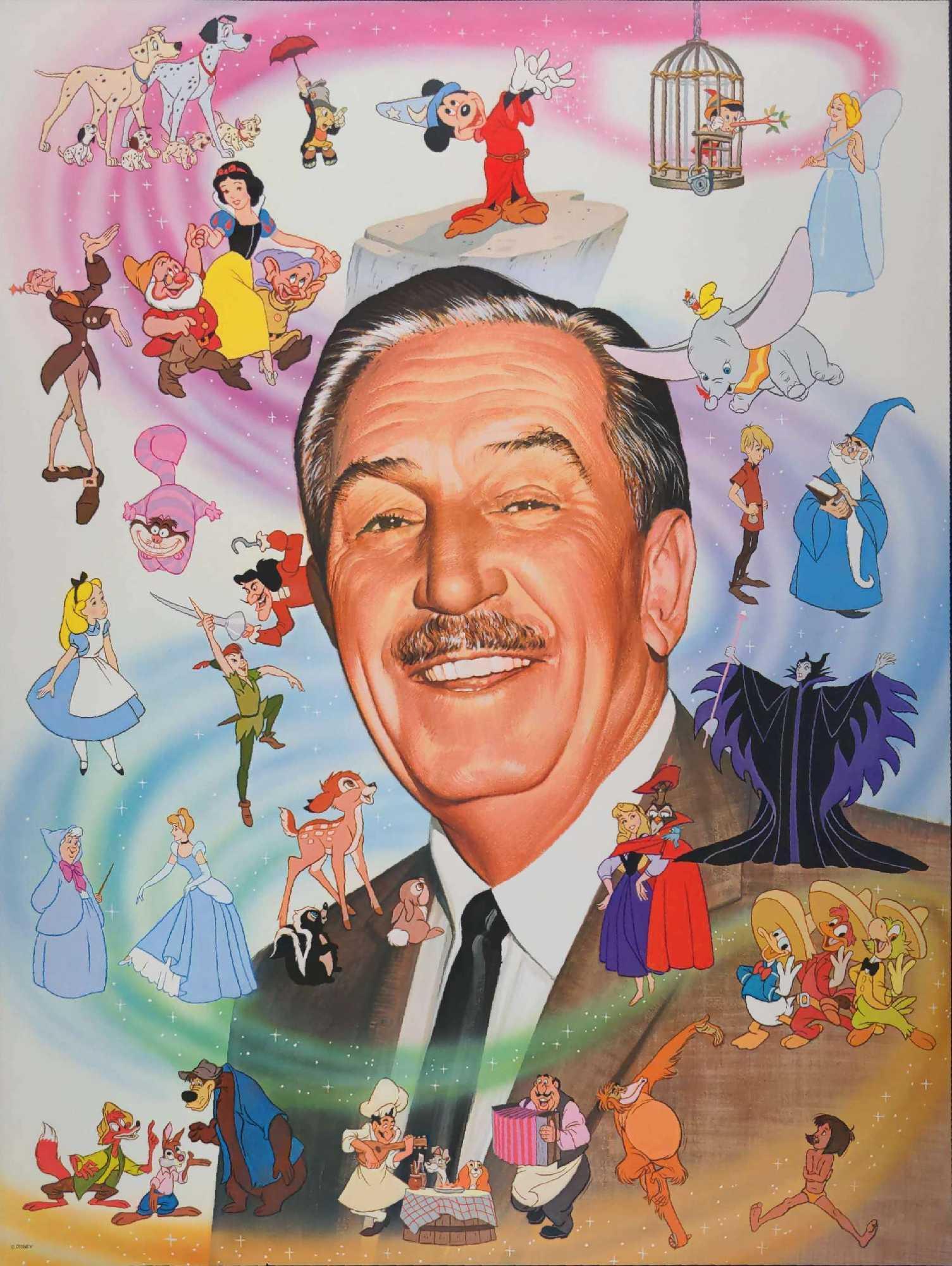 Walt Disney Poster Portrait Classic Characters B | Proxibid