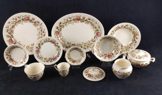 Vintage Windsorware Margaret Rose Brown Dinnerware