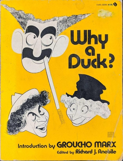 Vintage Why A Duck Marx Brothers Book