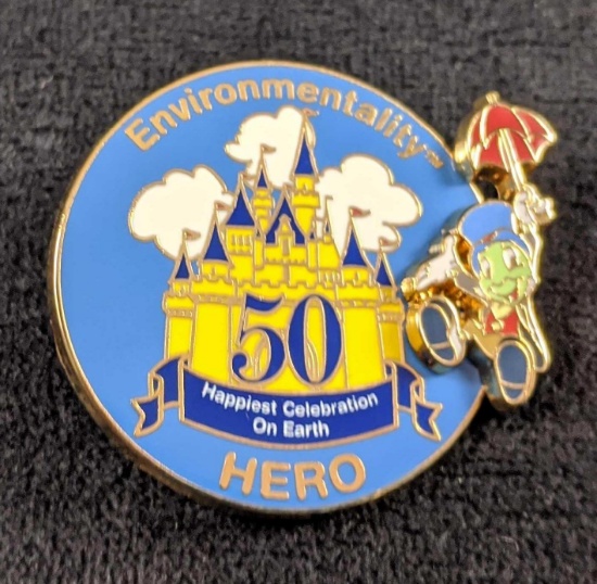 Environmentality Hero Happiest Celebration On Earth Jiminy Disney LE Pin