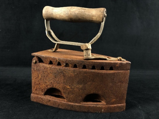 Antique Early 1900's Coal Fed Iron