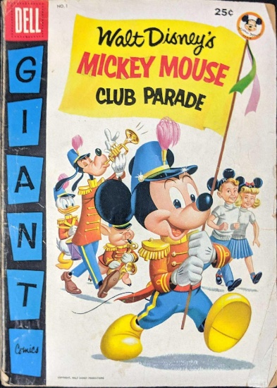 Vintage Disney Mickey Mouse Club Parade Comic Book