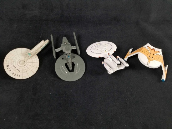 Star Trek Hollmark Keepsake Christmas Ornaments Lot of 4