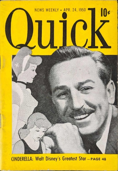 1950 Walt Disney Quick Magazine Pre-Disneyland